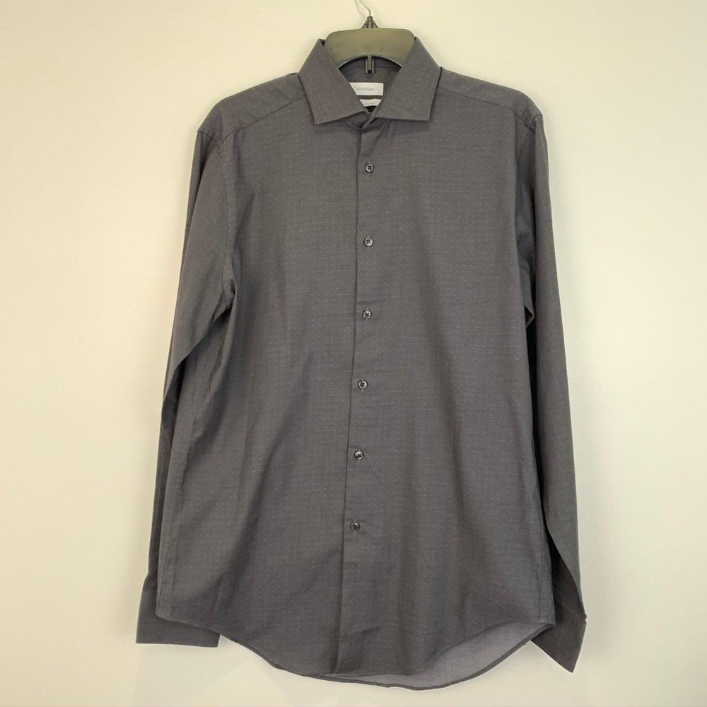 Calvin Klein NWT Sz L Slim fit 2PK Men Shirt stret - Picture 9 of 12